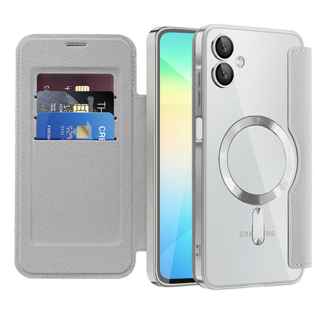 Husa MagSafe pentru Samsung Galaxy A06 A065, Techsuit, SmartMag Book