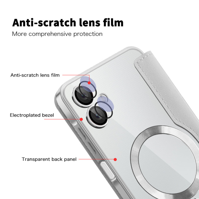 Husa MagSafe pentru Samsung Galaxy A06 A065, Techsuit, SmartMag Book