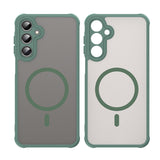 Husa MagSafe pentru Samsung Galaxy A16 5G A166 / A16 4G A165, Techsuit, HaloFrost II, Verde