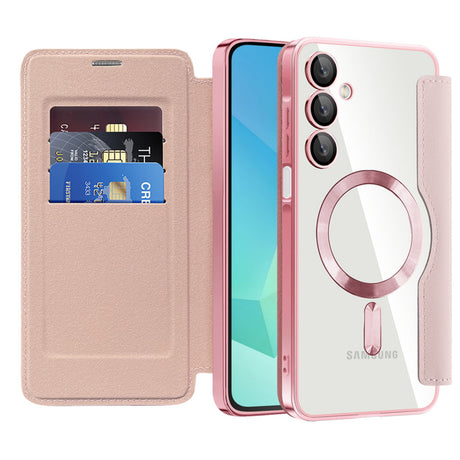 Husa MagSafe pentru Samsung Galaxy A16 5G A166 / A16 4G A165, Techsuit, SmartMag Book