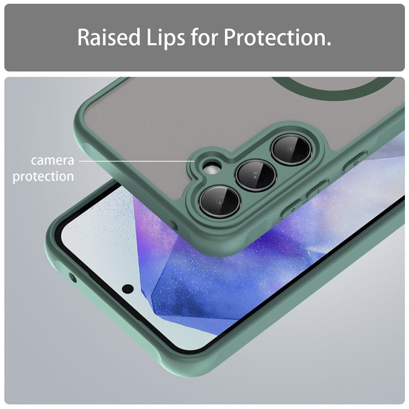 Husa MagSafe pentru Samsung Galaxy A35 5G A356, Techsuit, HaloFrost II