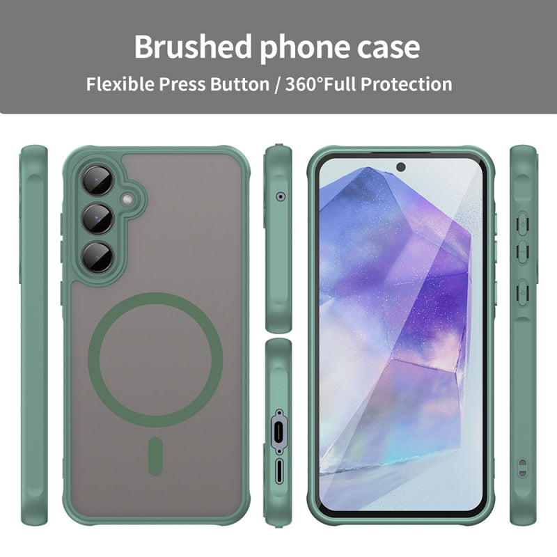 Husa MagSafe pentru Samsung Galaxy A35 5G A356, Techsuit, HaloFrost II