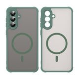Husa MagSafe pentru Samsung Galaxy A36 A366, Techsuit, HaloFrost II, Verde