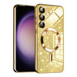 Husa MagSafe pentru Samsung Galaxy S23 FE S711, Techsuit, Luxury Glitter, Aurie