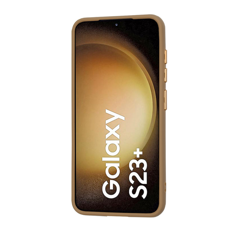 Husa MagSafe pentru Samsung Galaxy S23+ S916, Techsuit, HaloFrost, Maro
