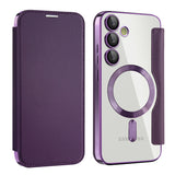 Husa MagSafe pentru Samsung Galaxy S23 S911, Techsuit, SmartMag Book