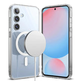 Husa MagSafe pentru Samsung Galaxy S24 FE S721, Ringke, Fusio