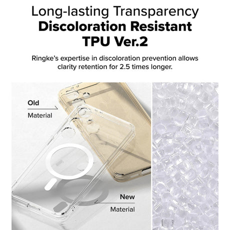 Husa MagSafe pentru Samsung Galaxy S24 FE S721, Ringke, Fusio