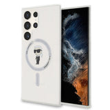 Husa MagSafe pentru Samsung Galaxy S24 Ultra S928, Karl Lagerfeld, IML Ikonik Karl