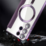 Husa MagSafe pentru Samsung Galaxy S24 Ultra S928, Techsuit, SmartMag Book