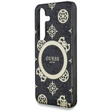 Husa MagSafe pentru Samsung Galaxy S25 S931, Guess, IML Peony On 4G Background