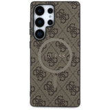 Husa MagSafe pentru Samsung Galaxy S25 Ultra S938, Guess, 4G Ring Classic Log