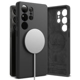 Husa MagSafe pentru Samsung Galaxy S25 Ultra S938, Ringke, Silicon