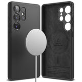 Husa MagSafe pentru Samsung Galaxy S25 Ultra S938, Ringke, Silicon