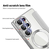 Husa MagSafe pentru Samsung Galaxy S25 Ultra S938, Techsuit, SmartMag Book