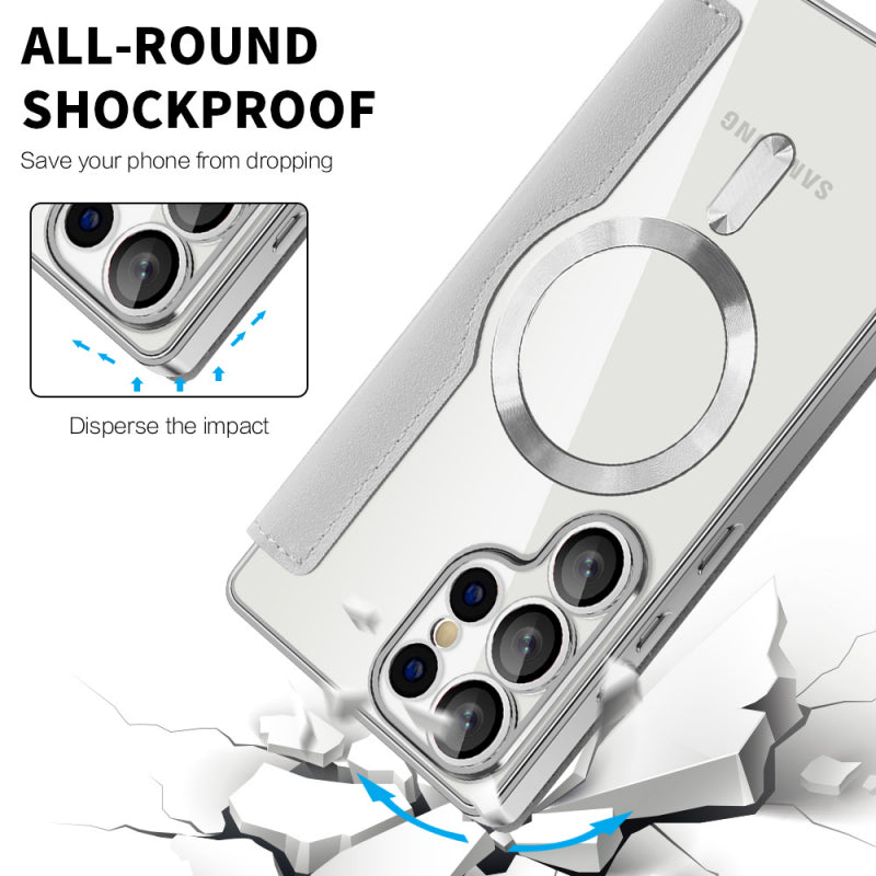 Husa MagSafe pentru Samsung Galaxy S25 Ultra S938, Techsuit, SmartMag Book
