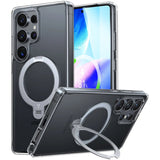 Husa MagSafe pentru Samsung Galaxy S25 Ultra S938, Torras, Ostand Spi