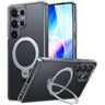 Husa MagSafe pentru Samsung Galaxy S25 Ultra S938, Torras, Ostand Spi