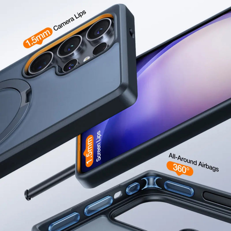 Husa MagSafe pentru Samsung Galaxy S25 Ultra S938, Torras, Ostand