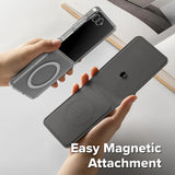 Husa MagSafe pentru Samsung Galaxy Z Flip7 F766, Ringke, Folio Grip Wallet