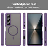 Husa MagSafe pentru Sony Xperia 1 VII, Techsuit, HaloFrost II, Mov