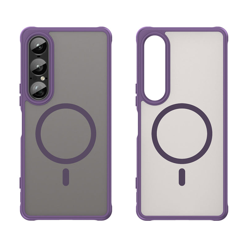 Husa MagSafe pentru Sony Xperia 1 VII, Techsuit, HaloFrost II, Mov