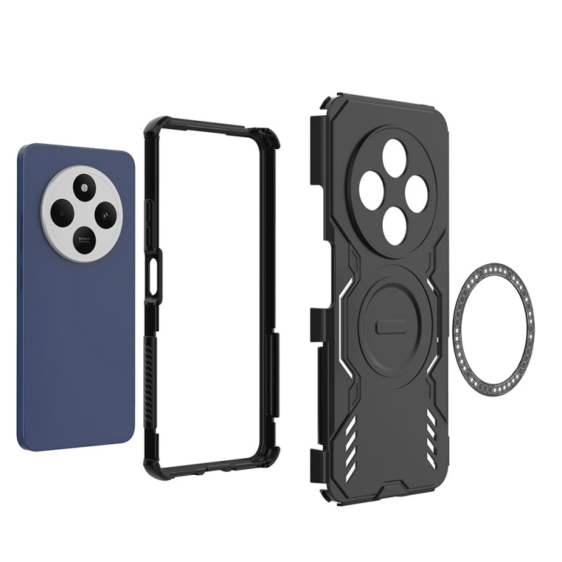 Husa MagSafe pentru Xiaomi Poco C75 / Redmi 14C, Techsuit, ArmorM