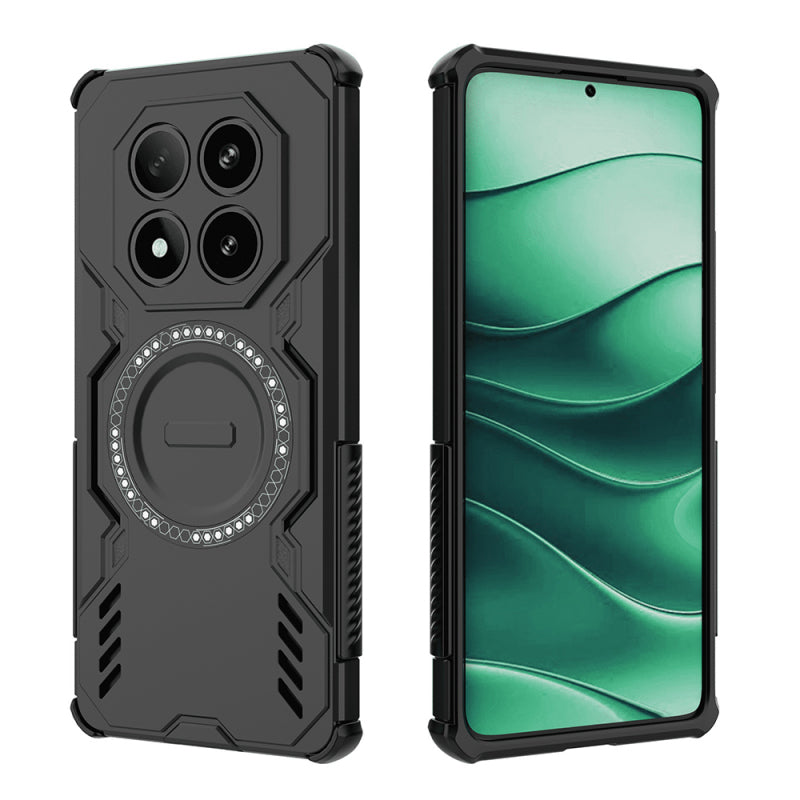 Husa MagSafe pentru Xiaomi Redmi Note 14 Pro 4G, Techsuit, ArmorM