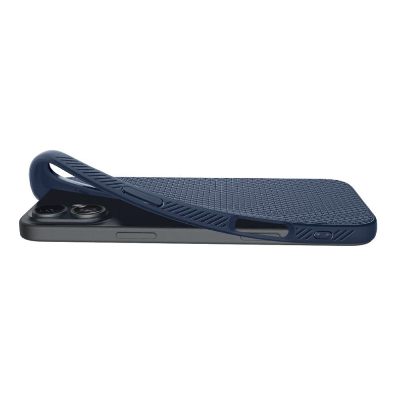 Husa pentru Apple iPhone 16, Spigen, Liquid Air, Bleumarin ACS08195