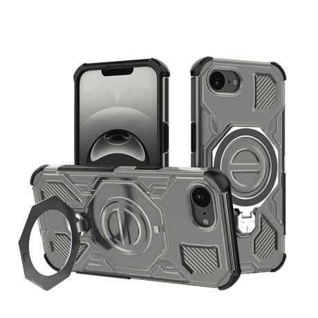 Husa pentru Apple iPhone 16e, Techsuit, Carbon Shield Pro, Neagra Deschis