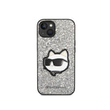 Husa pentru Apple iPhone 14, Karl Lagerfeld, Glitter Choupette Patch