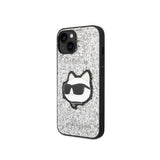 Husa pentru Apple iPhone 14, Karl Lagerfeld, Glitter Choupette Patch