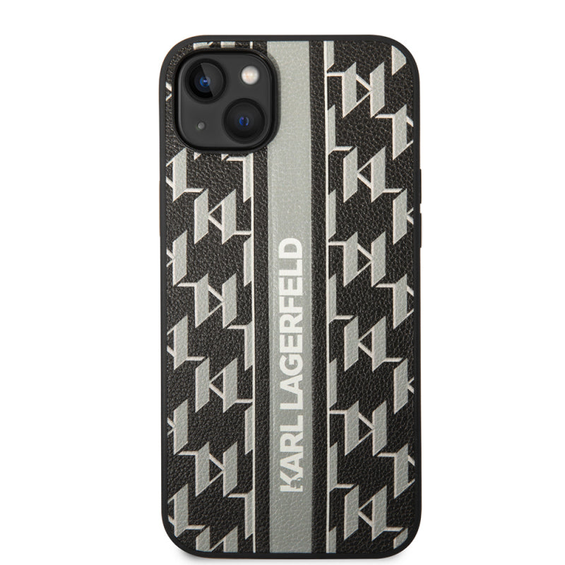 Husa pentru Apple iPhone 14 Plus, Karl Lagerfeld, Monogram Stripe