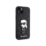 Husa pentru Apple iPhone 14 Plus, Karl Lagerfeld, Saffiano Monogram Ikonik Karl