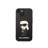 Husa pentru Apple iPhone 14 Plus, Karl Lagerfeld, Silicone Ikonik Karl