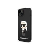 Husa pentru Apple iPhone 14 Plus, Karl Lagerfeld, Silicone Ikonik Karl