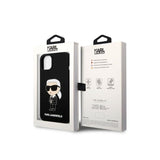 Husa pentru Apple iPhone 14 Plus, Karl Lagerfeld, Silicone Ikonik Karl