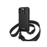 Husa pentru Apple iPhone 14 Pro, Karl Lagerfeld, Monogram Plaque Logo with Strap