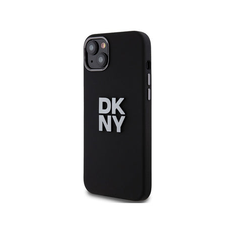 Husa pentru Apple iPhone 15 Plus, DKNY, Liquid Silicone Metal Logo