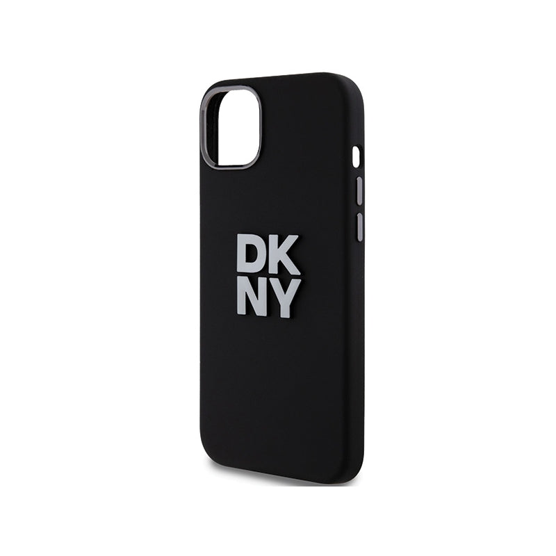 Husa pentru Apple iPhone 15 Plus, DKNY, Liquid Silicone Metal Logo