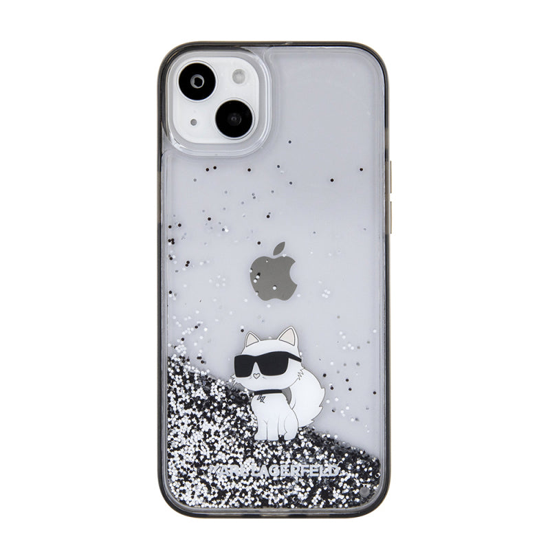 Husa pentru Apple iPhone 15 Plus, Karl Lagerfeld, Liquid Glitter Chou