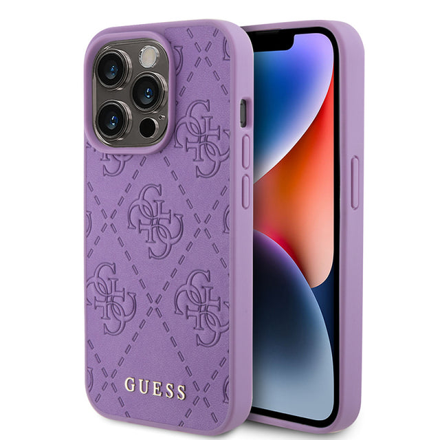 Husa pentru Apple iPhone 15 Pro, Guess, 4G Stamped