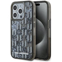 Husa pentru Apple iPhone 15 Pro, Karl Lagerfeld, Liquid Glitter Monogram