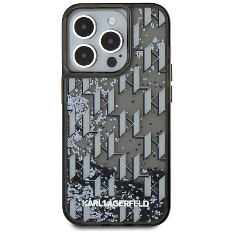 Husa pentru Apple iPhone 15 Pro, Karl Lagerfeld, Liquid Glitter Monogram
