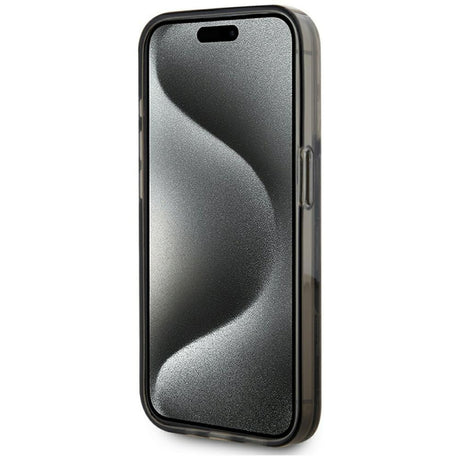 Husa pentru Apple iPhone 15 Pro, Karl Lagerfeld, Liquid Glitter Monogram