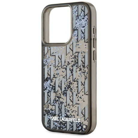 Husa pentru Apple iPhone 15 Pro, Karl Lagerfeld, Liquid Glitter Monogram