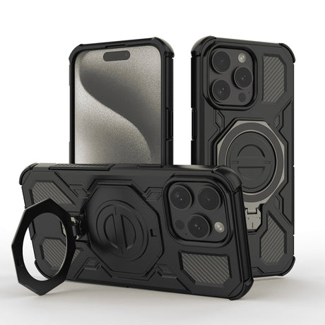 Husa pentru Apple iPhone 15 Pro Max, Techsuit, Carbon Shield Pro