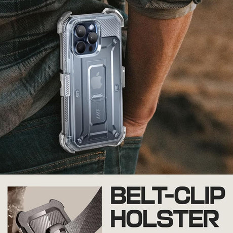 Husa pentru Apple iPhone 15 Pro, Supcase, Unicorn Beetle Pro - Transparenta - NotebookGsm