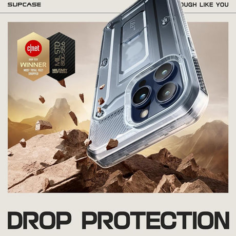 Husa pentru Apple iPhone 15 Pro, Supcase, Unicorn Beetle Pro - Transparenta - NotebookGsm