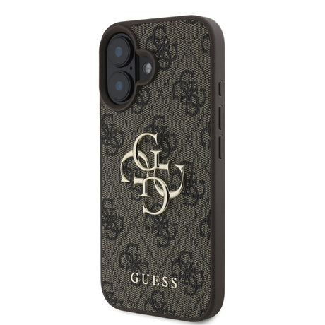 Husa pentru Apple iPhone 16, Guess, 4G Big Log - Maro - NotebookGsm
